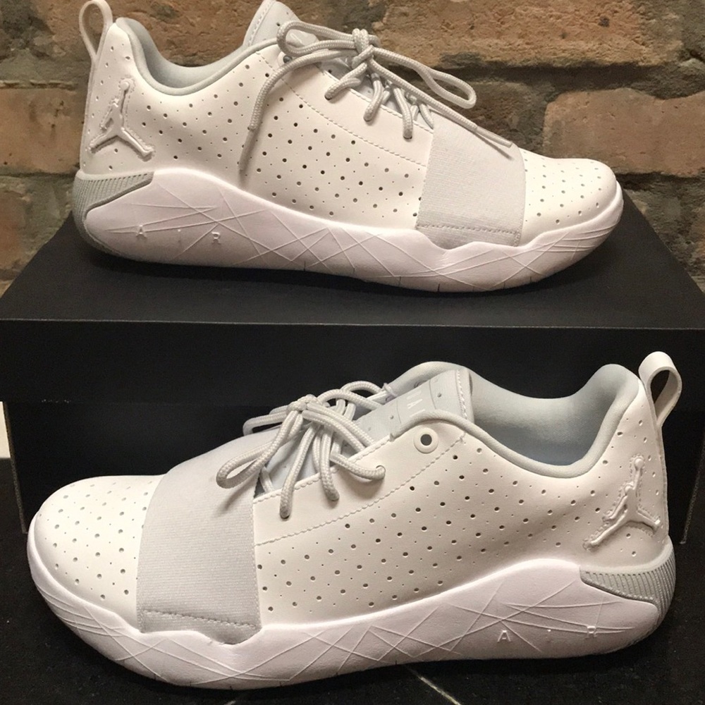 White Leather Jordan 23 Breakout